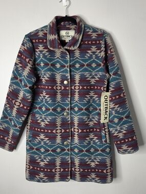 Outback Trading Co. Aztec Long Moree Jacket